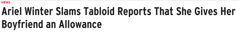 Illustration for article titled Some Things Ariel Winter Has Slammed